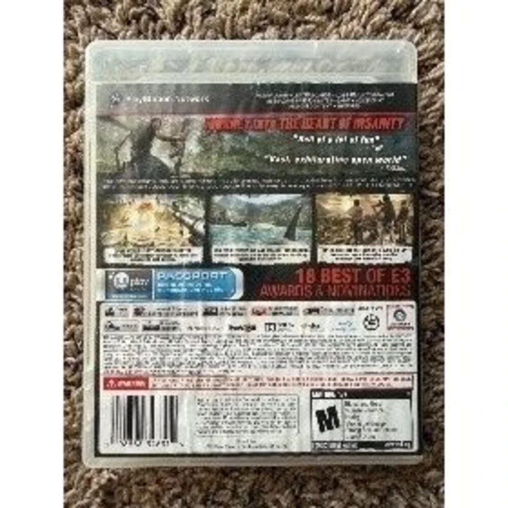 Ubisoft Far Cry 3 PS3 PlayStation 3 Video Game Disc M Mature